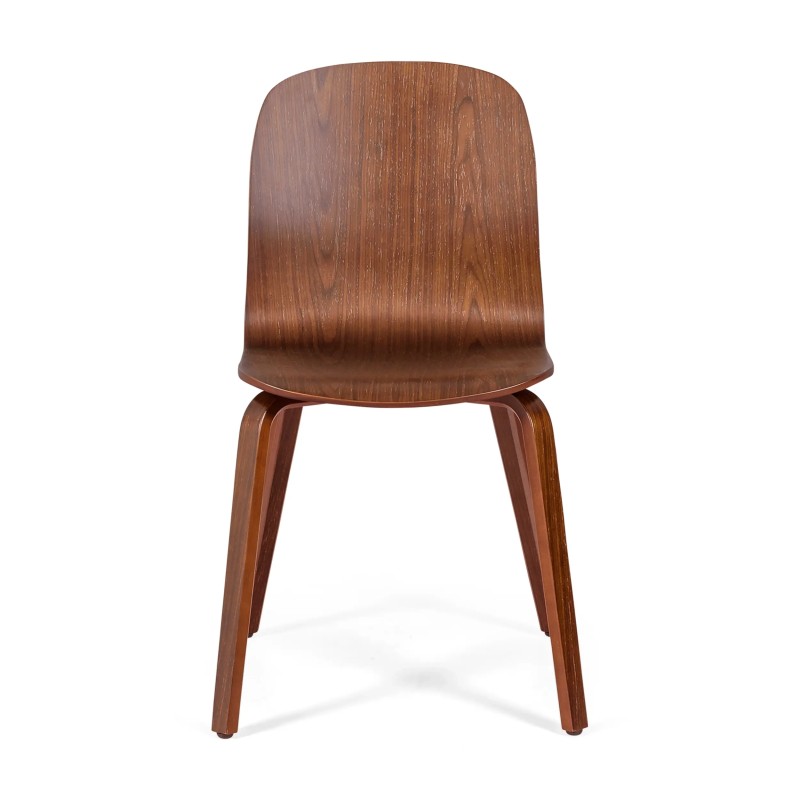 Designová židle Skandinávie Hut z ořechového dřeva | Elegantní skandinávský styl