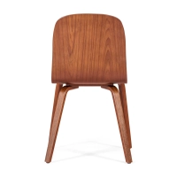 Sedia di design Scandinavo Hut in legno di noce | Elegante stile scandinavo