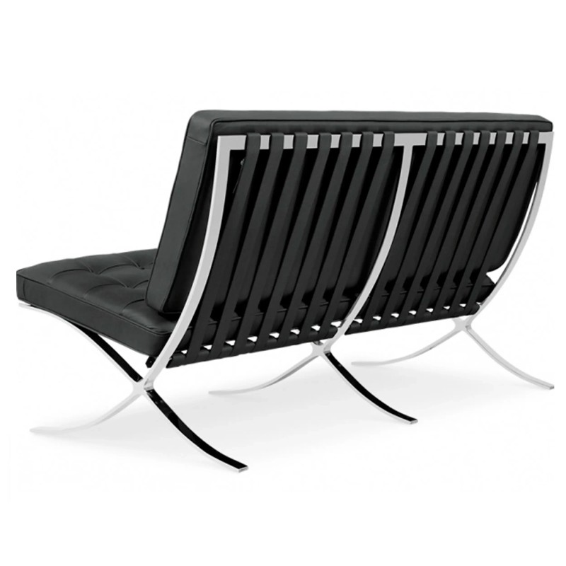 Barcelona 2 Seater Leather Chair - Móveis Design