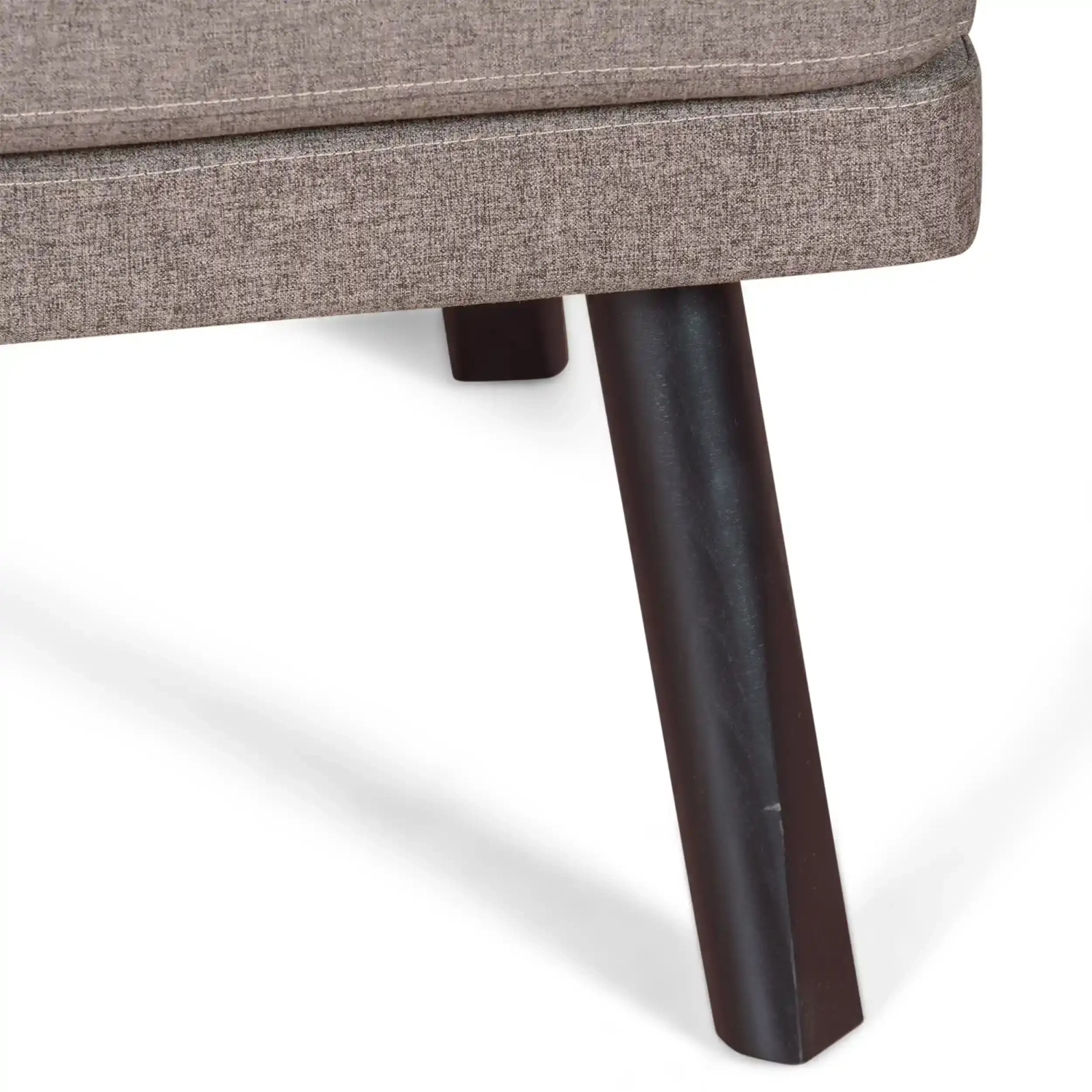 Cadeirão de vime natural Leeds com almofada de algodão: estilo vintage Nórdico