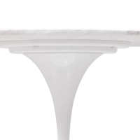 Inspiración Mesa Comedor Tulip en Mármol Carrara 120cm - Mueble Design