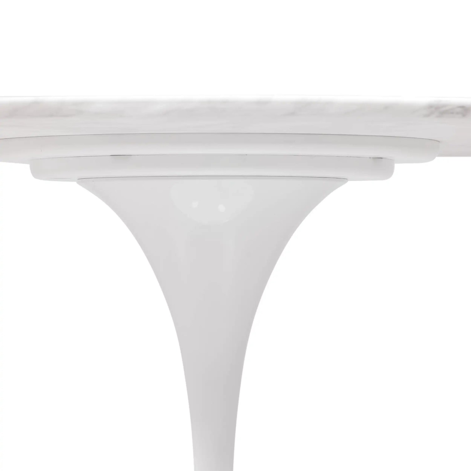 Ispirazione Tavolo design Tulip 120Ø in Marmo Carrara - Mobilie Design