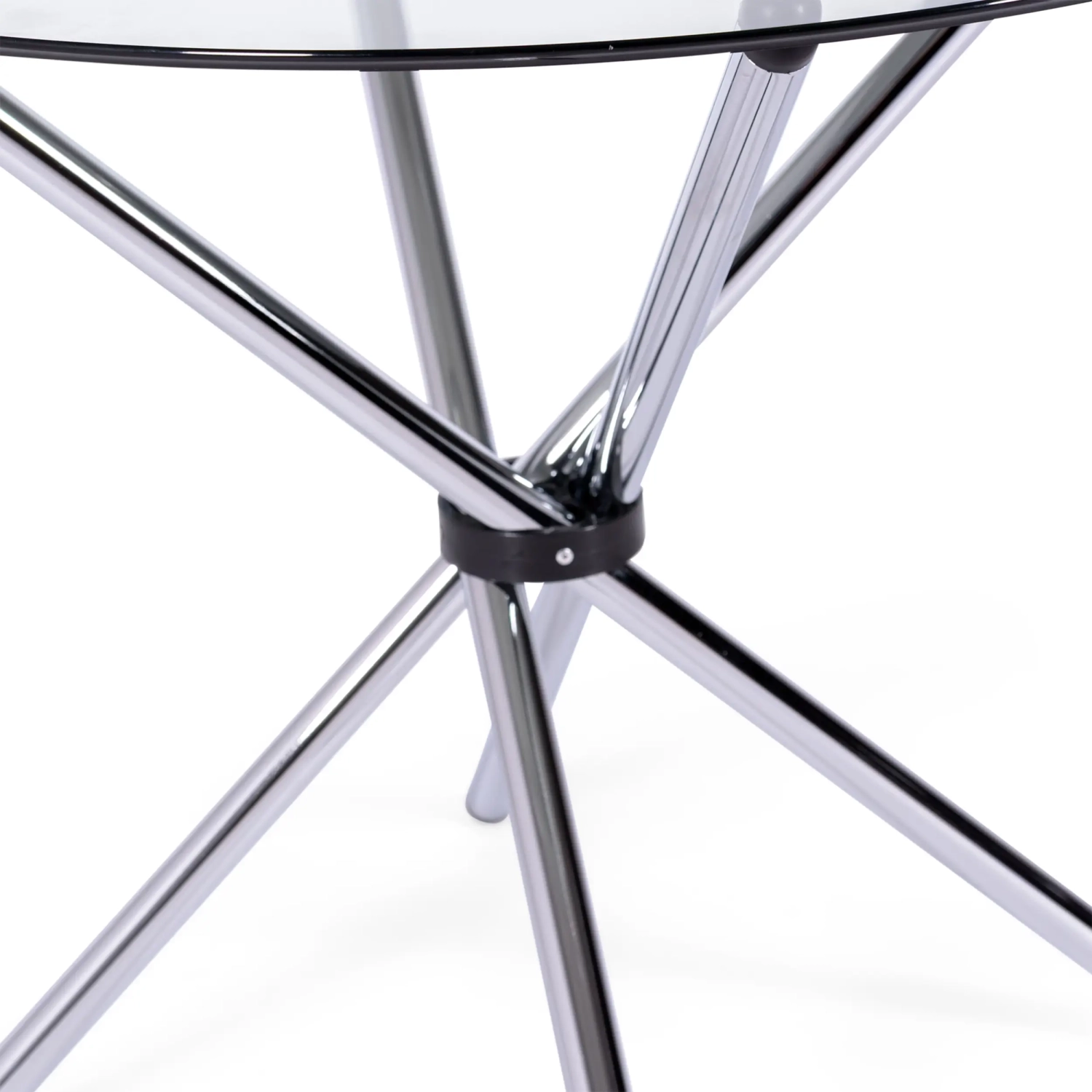Ronde Glazen Tafel 80 cm | Modern Ontwerp voor Keuken & Eetkamer