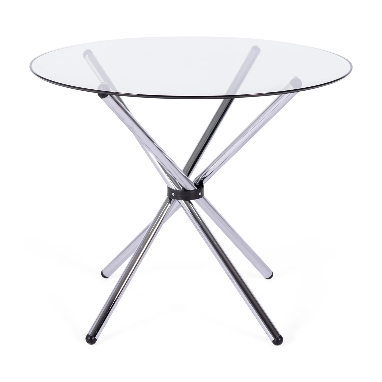 Ronde Glazen Tafel 80 cm | Modern Ontwerp voor Keuken & Eetkamer