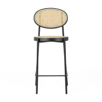 Stolička Vintage Bar Preston Rattan Natural 65 cm - Mobelarium