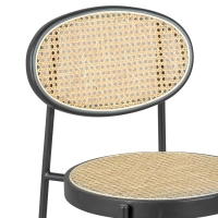 Hocker Vintage Bar Preston Rattan Natur 65 cm - Mobelarium