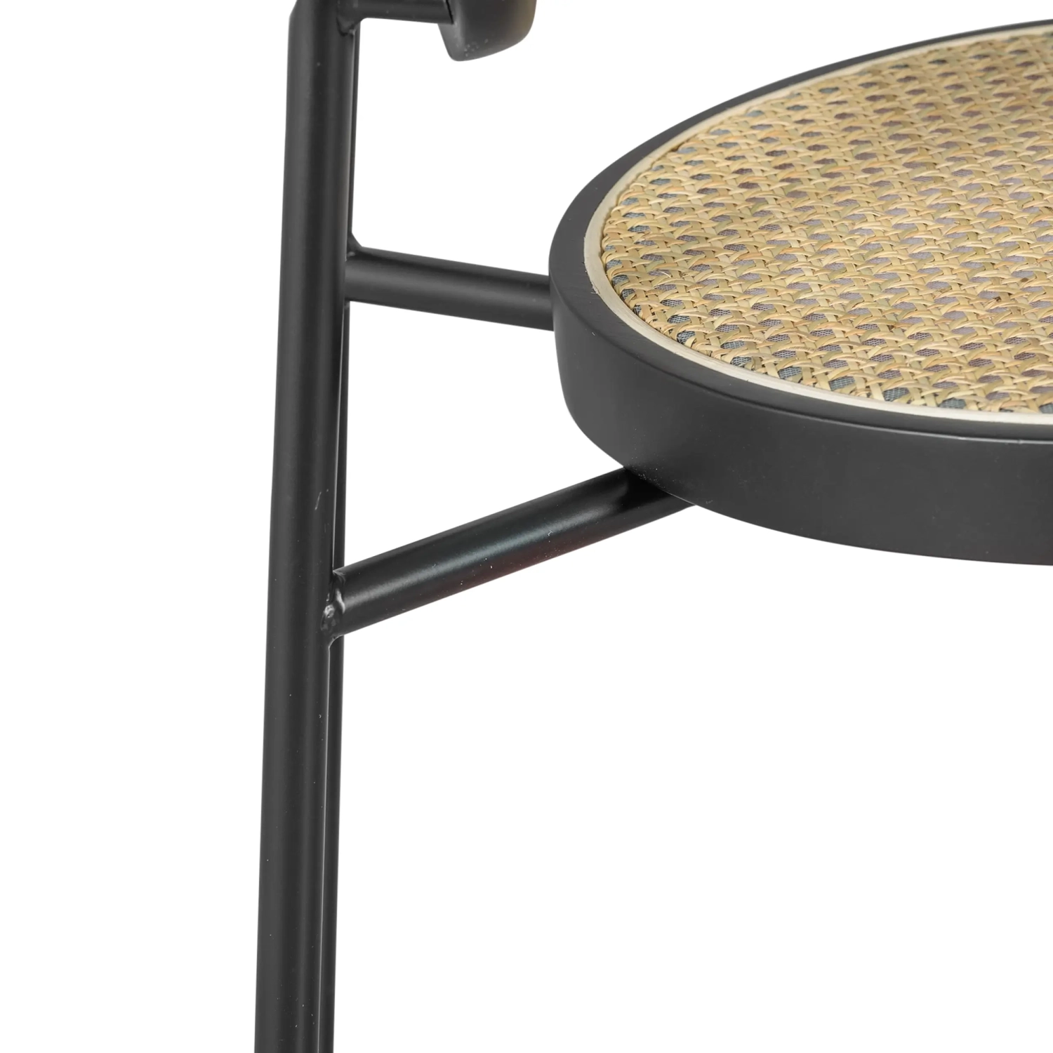 Stołek Vintage Bar Preston Rattan Naturalny 65 cm - Mobelarium