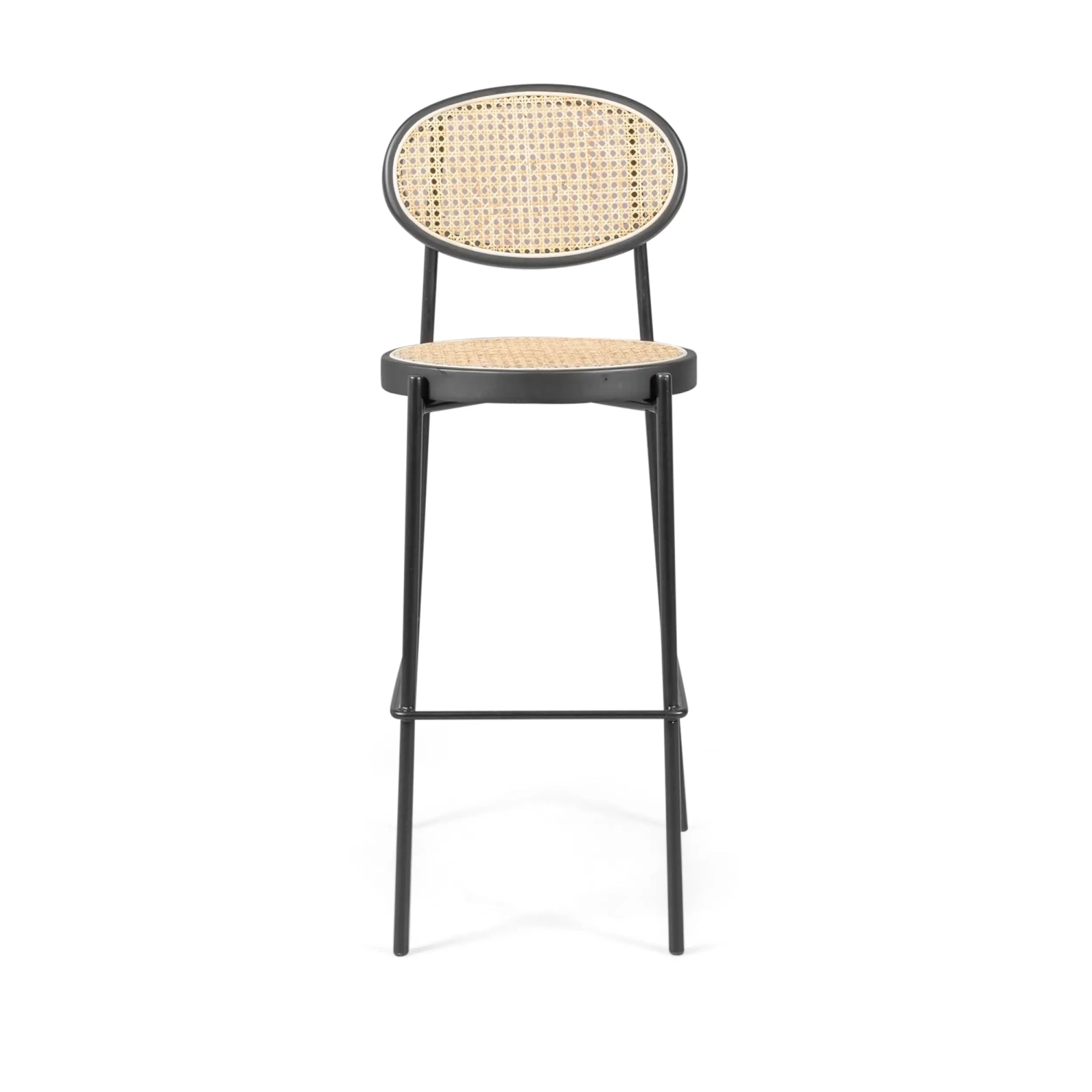 Jakkara Vintage Preston 75 cm | Luonnon rottinki ja musta runko