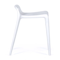 Barstol design Didi 45 cm Vit | Minimalistisk och lättviktig design