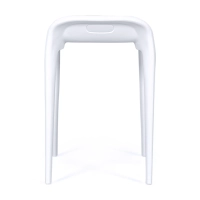 Stołek design Didi 45 cm Biały | Minimalistyczny i lekki design