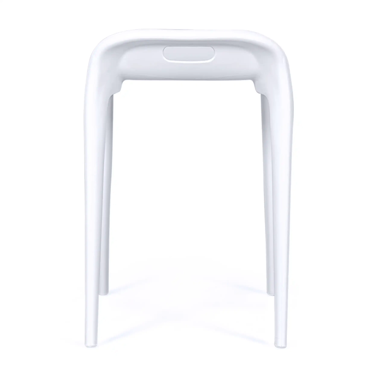 Barstol design Didi 45 cm Vit | Minimalistisk och lättviktig design