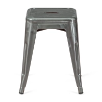 Stolička Metalické Bistro 45 cm | Industriální styl stohovatelný