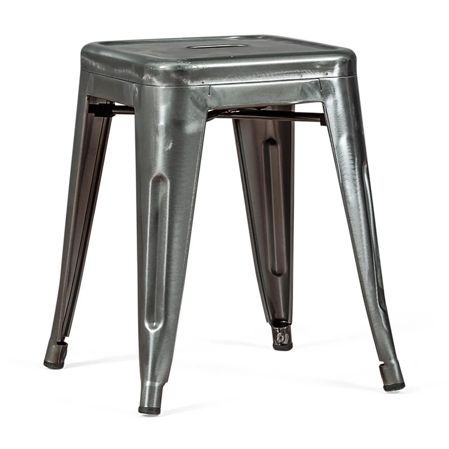 Barstol Metallic Bistro 45 cm | Industriell stil Stapelbar