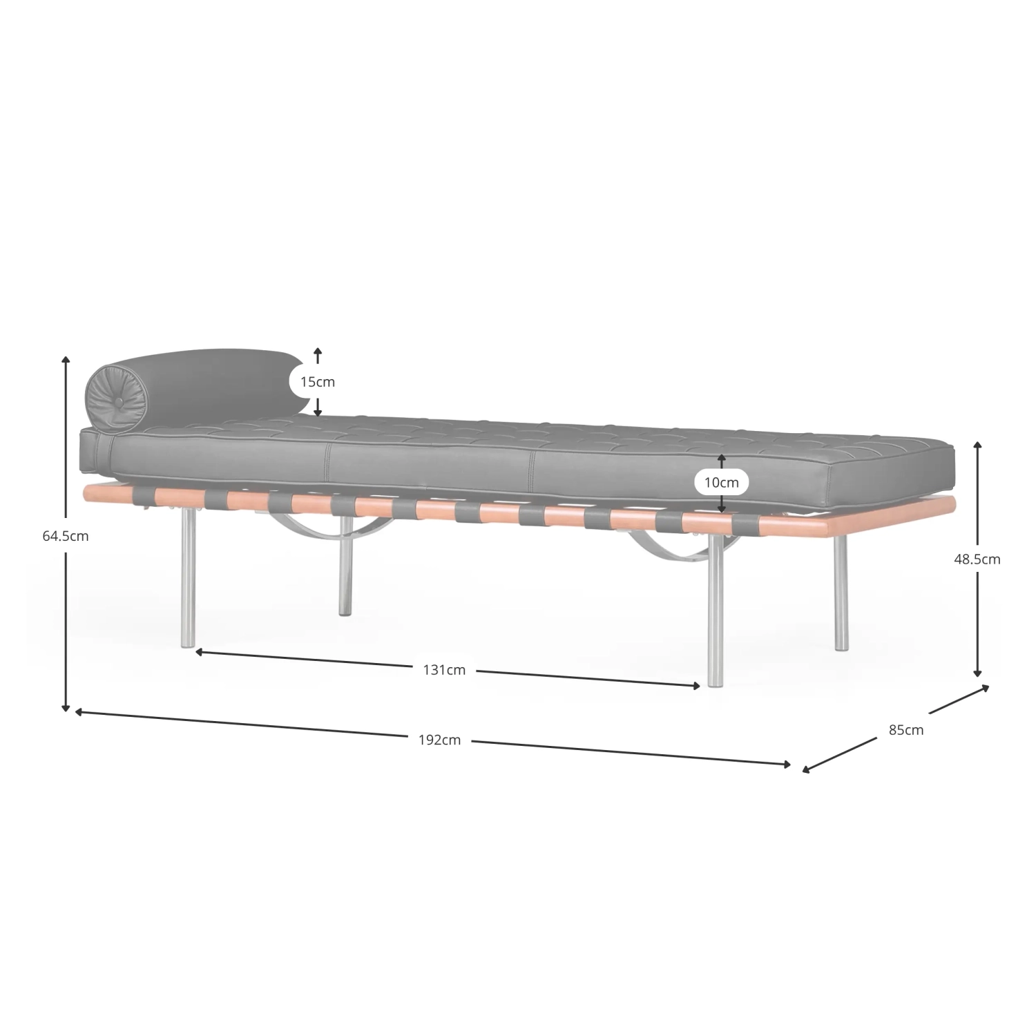 Barcelona Daybed Inspiration - Designový nábytek - Designový nábytek