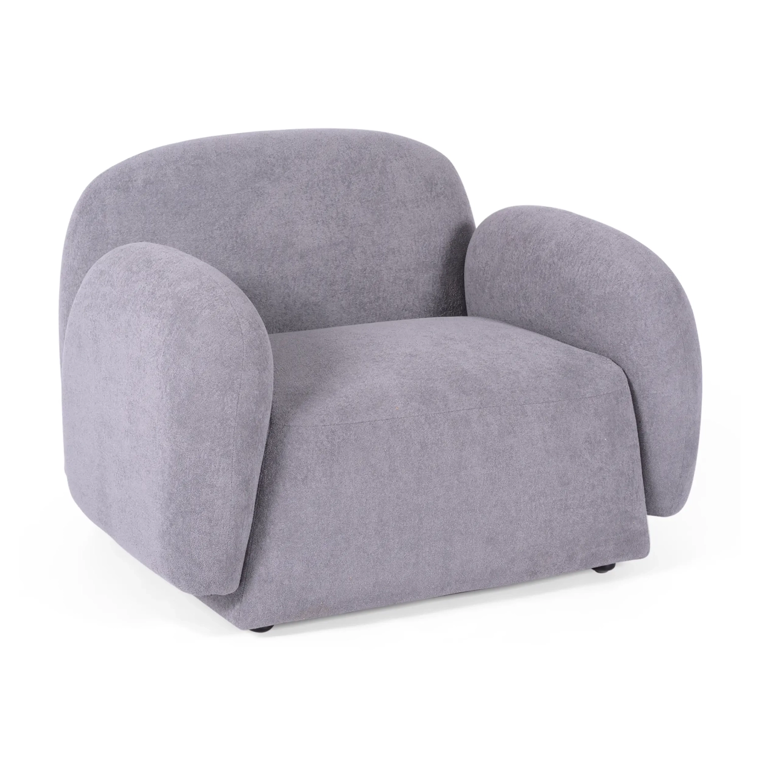 Designerski fotel 1-osobowy Nest - zawijany design - Mobelarium