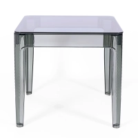 Ghost Kvadratiskt matbord 80 cm : Transparent Modern Design