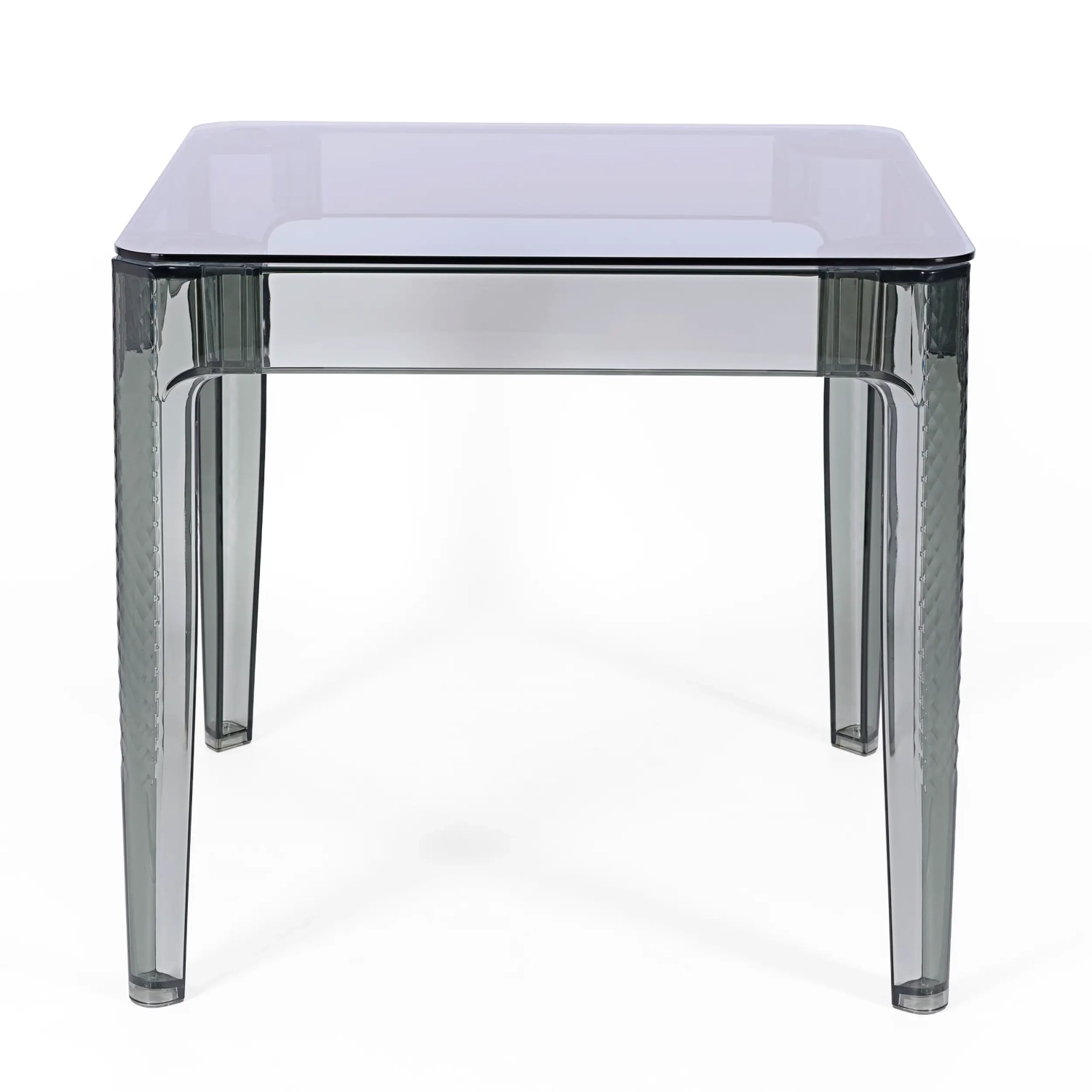 Ghost Vierkante Eettafel 80 cm : Transparant Modern Ontwerp