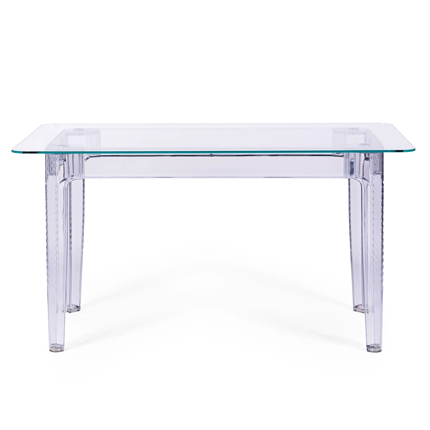 Mesa de jantar Ghost 140x80 cm | Design moderno e transparente