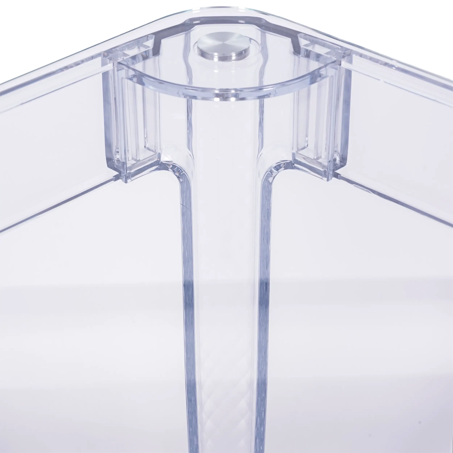 Tavolo quadrato Ghost 60x60 cm | Trasparente e dal design minimalista