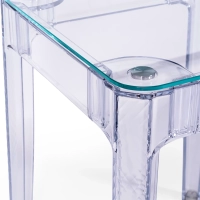 Ghost Square Table 60x60 cm | Transparentes und minimalistisches Design