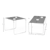 Zestaw Inspiration Stoliki Laccio Breuer | Bauhaus Design | Stoliki kawowe i boczne