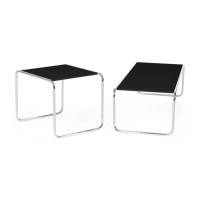Inspiración conjunto Mesas Laccio Breuer | Diseño Bauhaus | Mesa Centro y Auxiliar