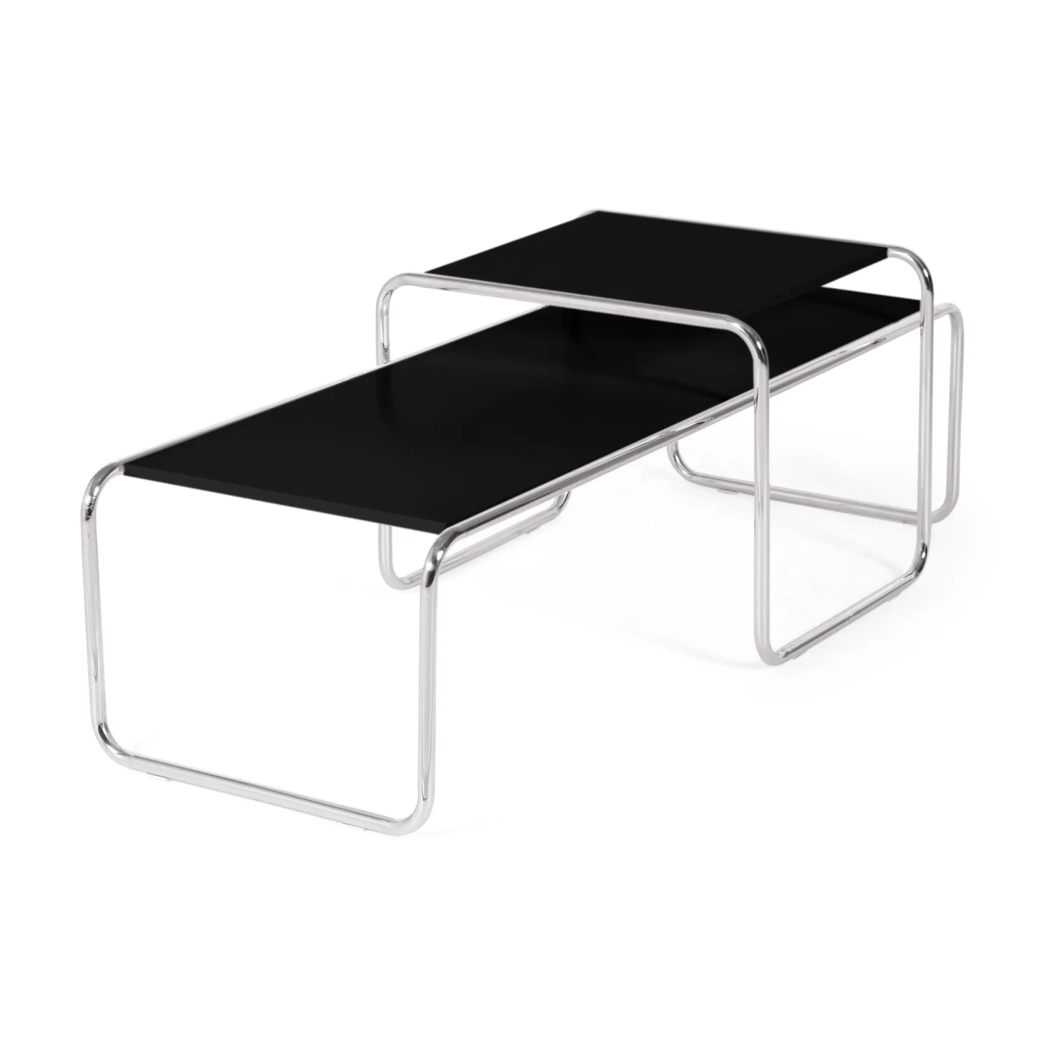 Replica del tavolino Laccio Breuer nero
