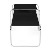 Conjunto de inspiração Mesas Laccio Breuer | Design Bauhaus | Mesas de centro e mesas de apoio