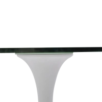 Bord Tulip glasbord 90 cm | Modernt och elegant | Mobelarium