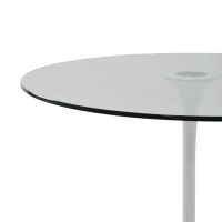 Bord Tulip glasbord 90 cm | Modernt och elegant | Mobelarium