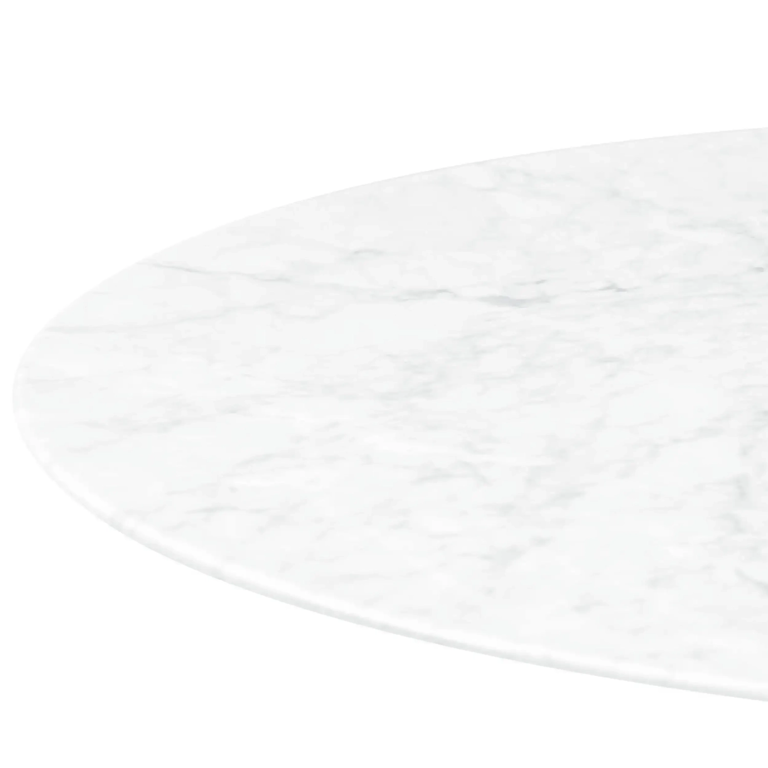 Mesa de Jantar Inspiration Tulip em Mármore Carrara 120cm - Móveis Design