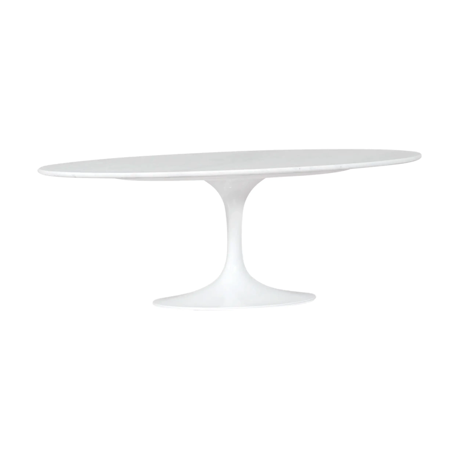 Lotus Coffee Table 120cm in Marble Carrara