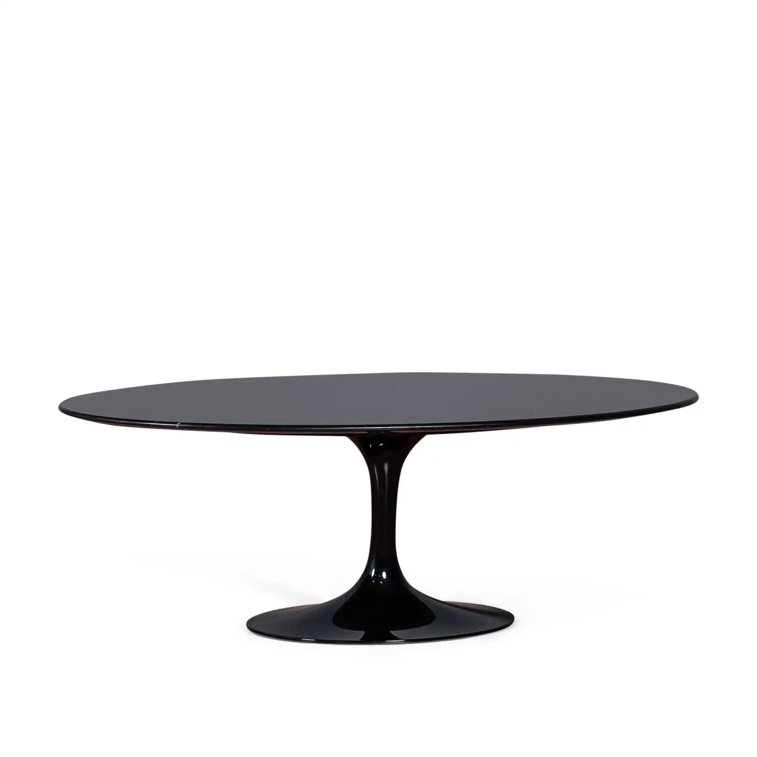 Réplica da mesa de centro Tulip em mármore preto Marquina