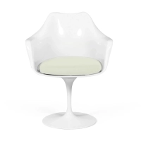 Stuhl Saarinen Tulip Arms mit Baumwollkissen - Designerstühle - Mobelarium