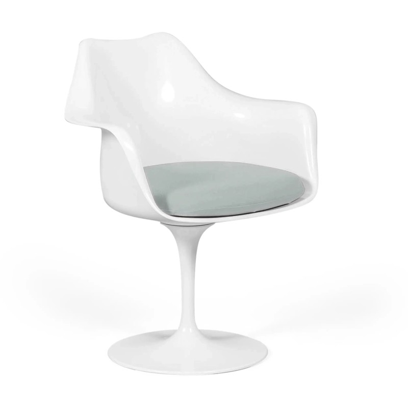 Silla Lotus Arms con cojín de algodón