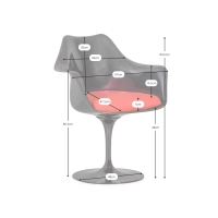 Réplica Silla Tulip Arms - Sillas Diseño - Mueble Design