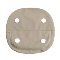 Capa de almofada para cadeira Tulip Capa de almofada para cadeira em algodão: lavável e com fecho de velcro
