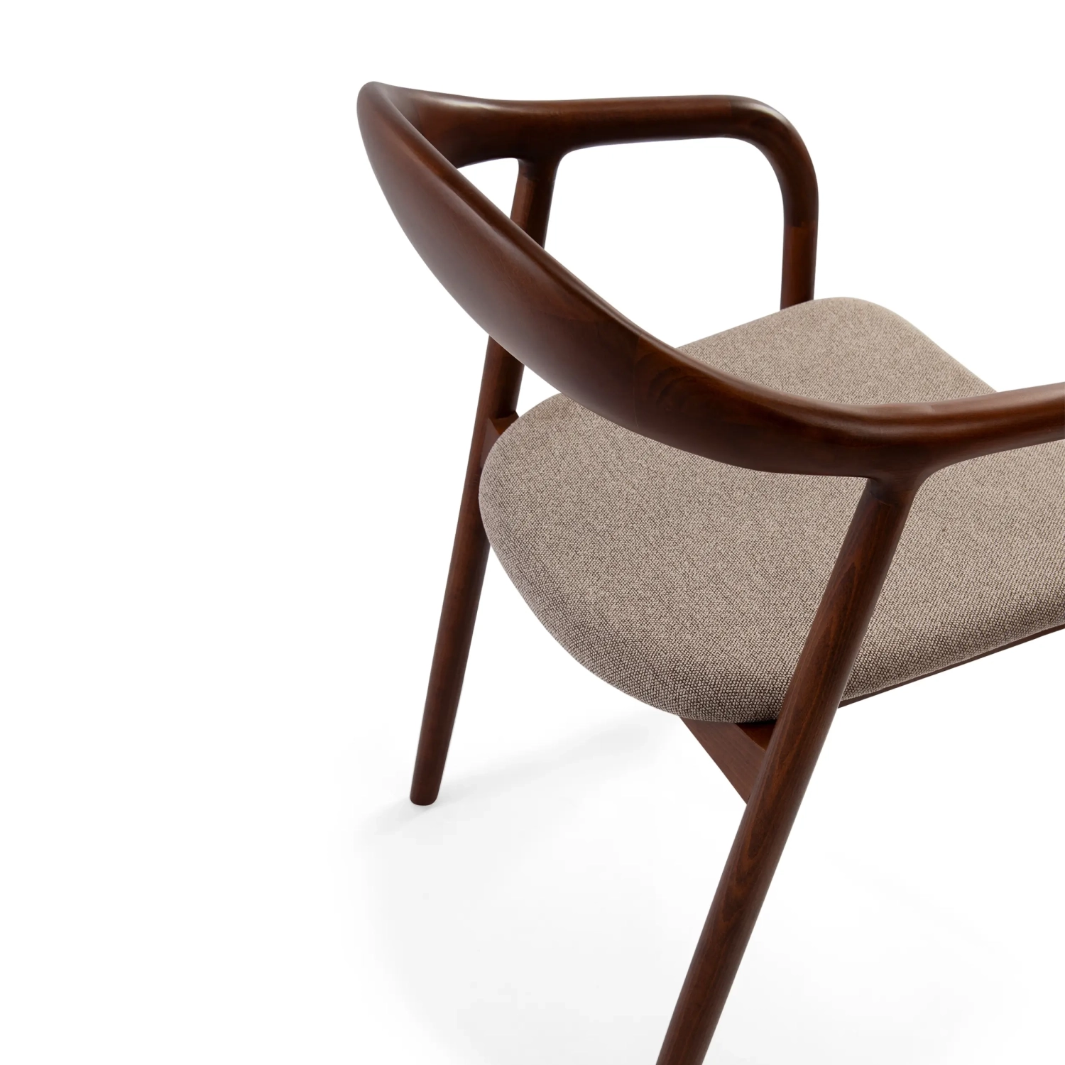 Warsow Nordic Dining Chair in Natural Wood | Elegant & Comfortable Design