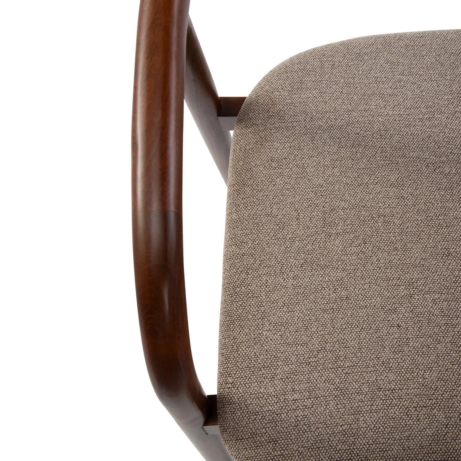 Warsow Nordic Cadeira de jantar em madeira natural | Design elegante e confortável