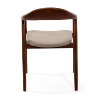 Warsow Nordic Dining Chair in Natural Wood | Elegant & Comfortable Design