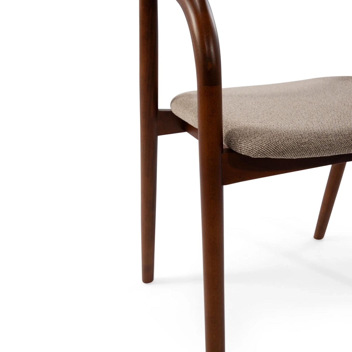 Warsow Nordic Silla de comedor de madera natural | Diseño elegante y confortable