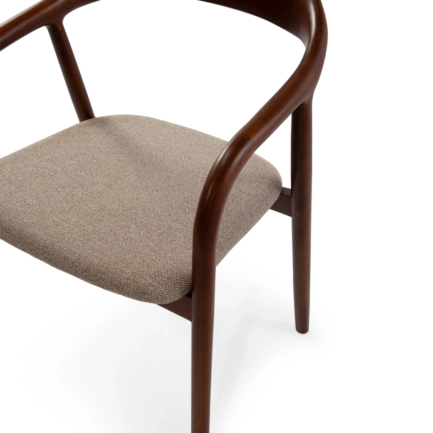 Warsow Nordic Eetkamerstoel in Natuurlijk Hout | Elegant & Comfortabel Ontwerp