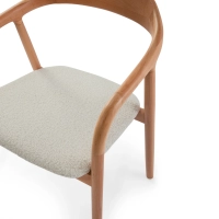 Jídelní židle Warsow Nordic z přírodního dřeva | Elegantní a pohodlný design