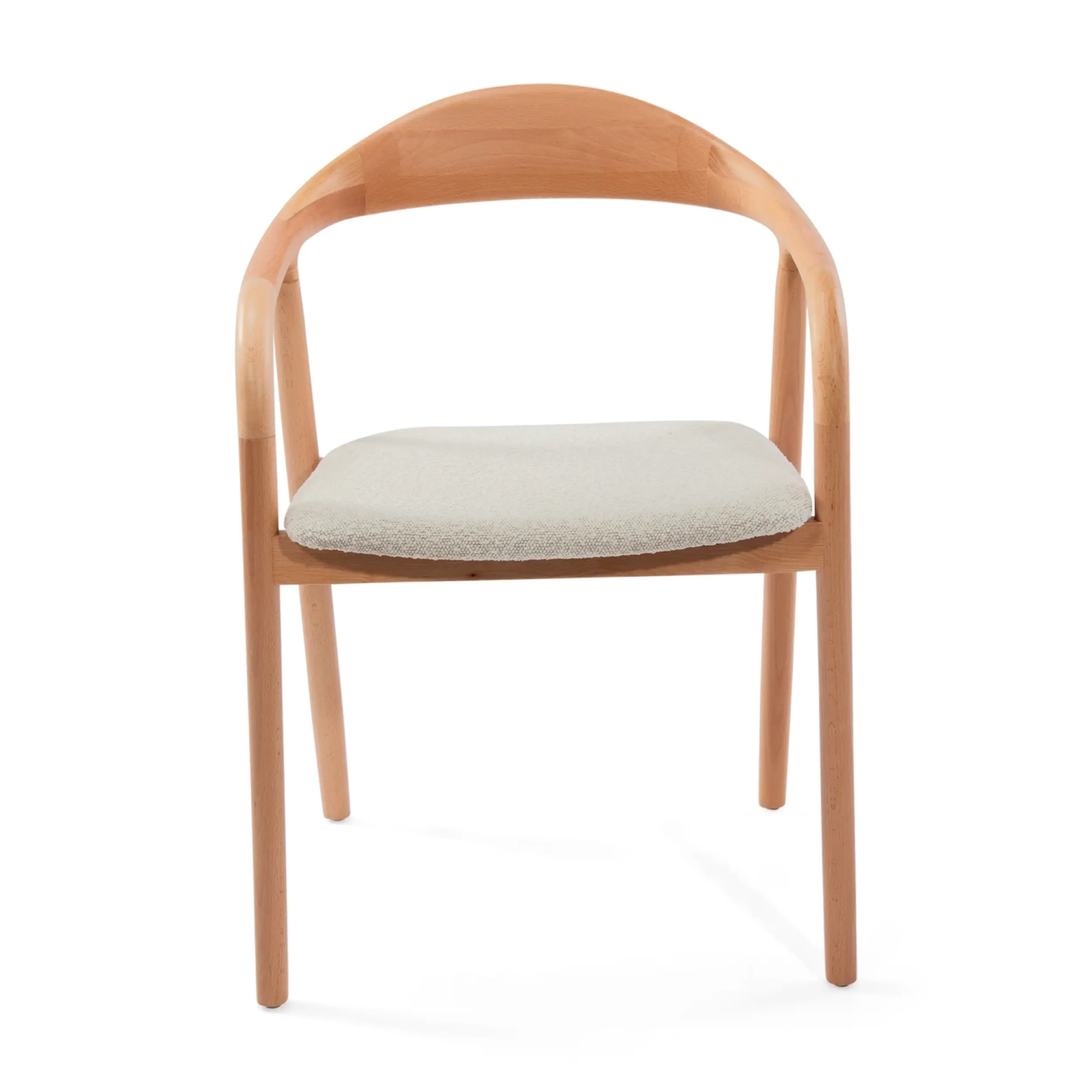 Warsow Nordic Dining Chair in Natural Wood | Elegant & Comfortable Design
