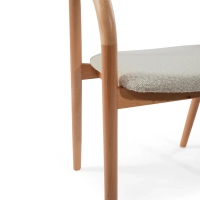 Warsow Nordic Matstol i naturträ | Elegant & bekväm design
