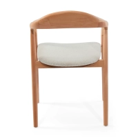 Warsow Nordic Esszimmerstuhl aus Naturholz | Elegantes & komfortables Design