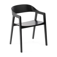 Silla Nórdica Soho de Roble con Brazos | Diseño Minimalista Escandinavo