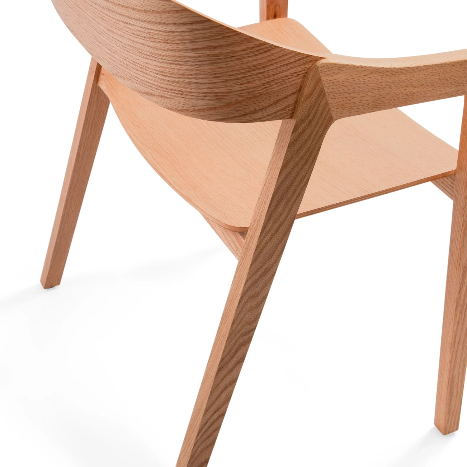 Skandynawskie krzesło dębowe z podłokietnikami Soho | Skandynawski minimalistyczny design