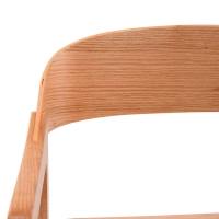 Silla Nórdica Soho de Roble con Brazos | Diseño Minimalista Escandinavo