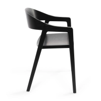Sedia nordica in rovere con braccioli Soho | Design minimalista scandinavo